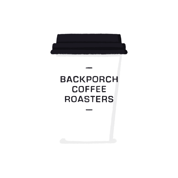 Backporch Coffee Roasters coffee cup