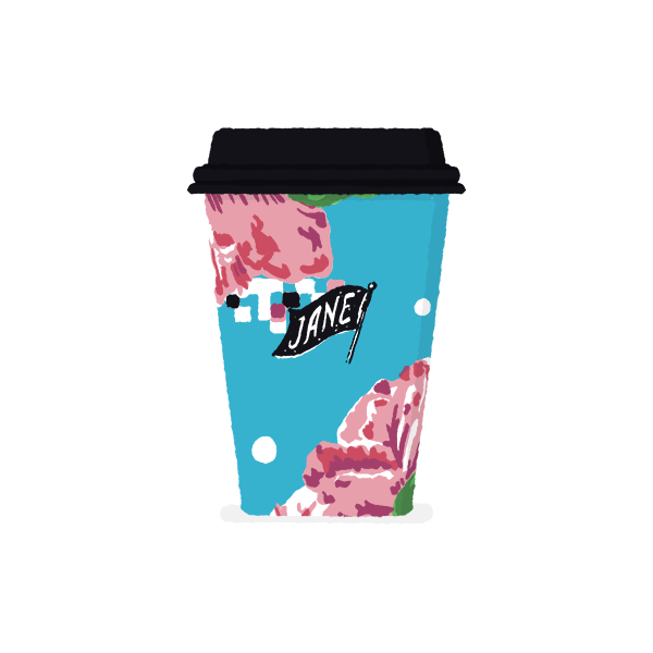 Jane on Fillmore coffee cup